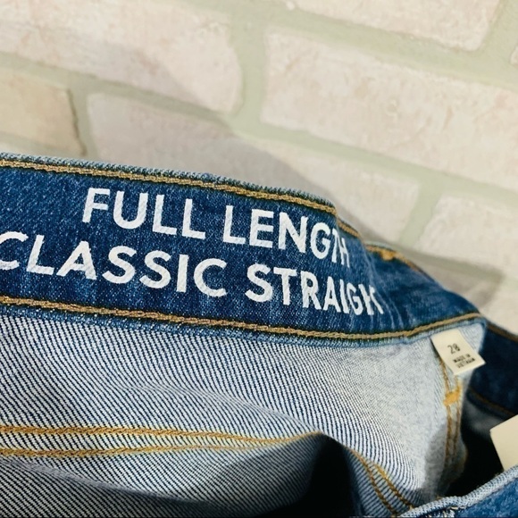 J. Crew NWT High Rise Full Length 90’s Classic Straight Leg Jeans Size 28 - Picture 11 of 12